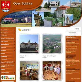 Stránky obce Sobčice